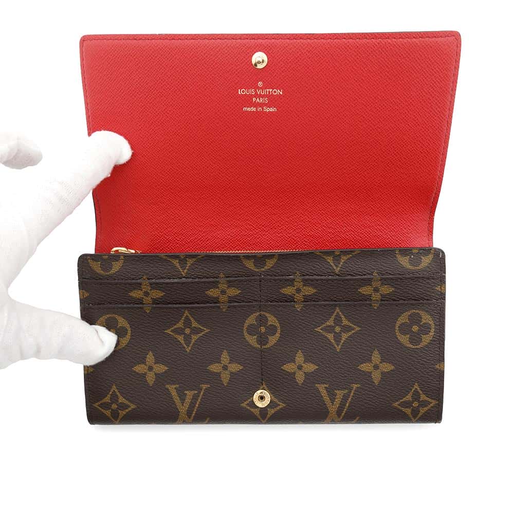 LOUIS VUITTON Portefeuille SarahNM RedM69747 Monogram/Vivienne
