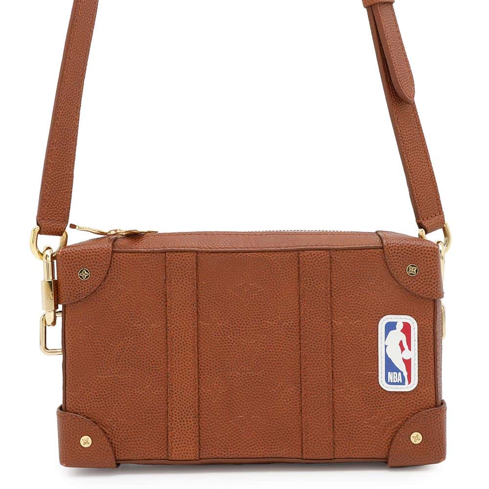 LOUIS VUITTON LVxNBA Soft Trunk BrownM80549 Ballã»Grain Leather Monogramã»Pattern