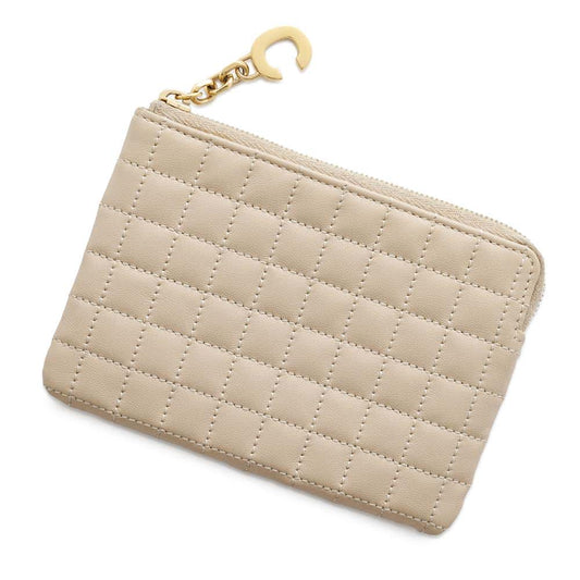 CELINE CBag Charm Coin purse Beige10B823BFL.03ND Leather