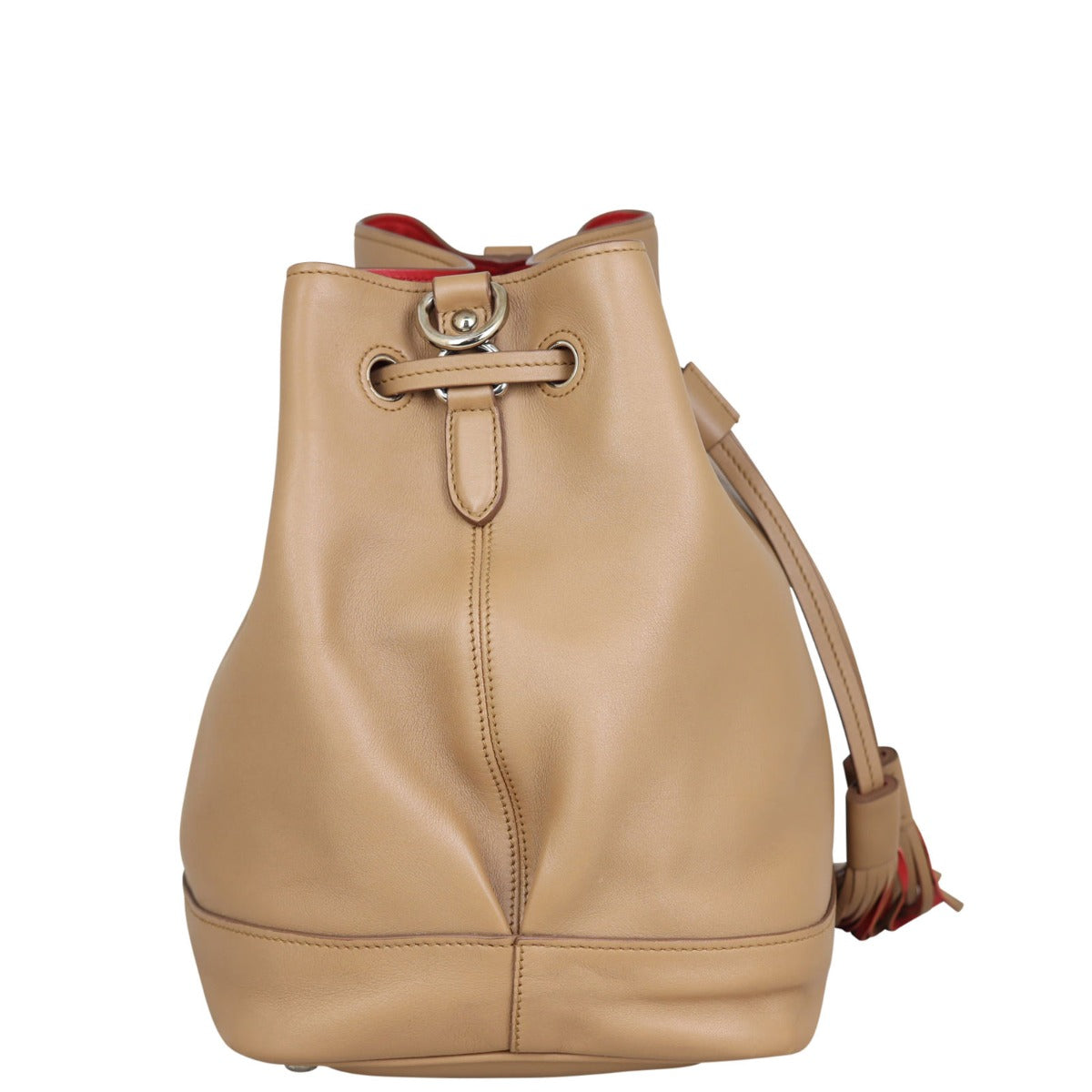 Prada City Calf Leather Bucket Bag