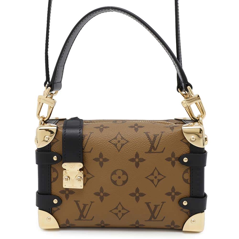 LOUIS VUITTON side trunk NoirM47139 Monogram Reverse Canvas Size PM