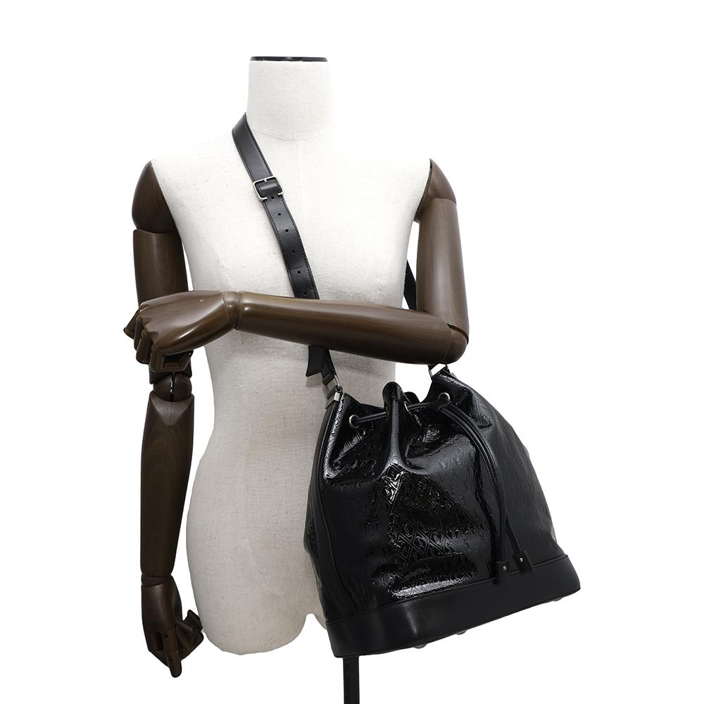 SAINT LAURENT PARIS ?Monogram bucket bag Black568606 Patent Leather