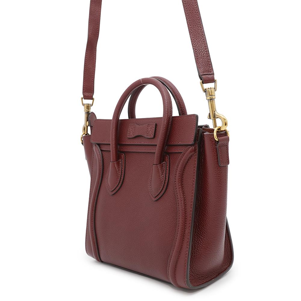 CELINE Luggage shopper Bordeaux189243 Leather Size Nano