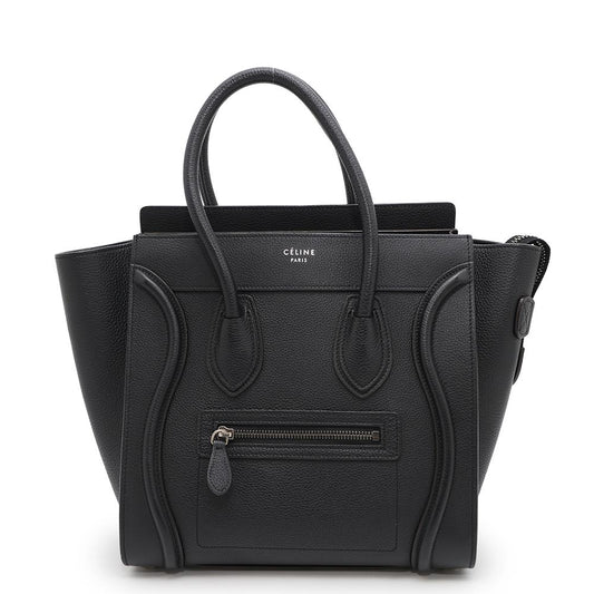 CELINE Luggage shopper Black189793 Leather Size micro