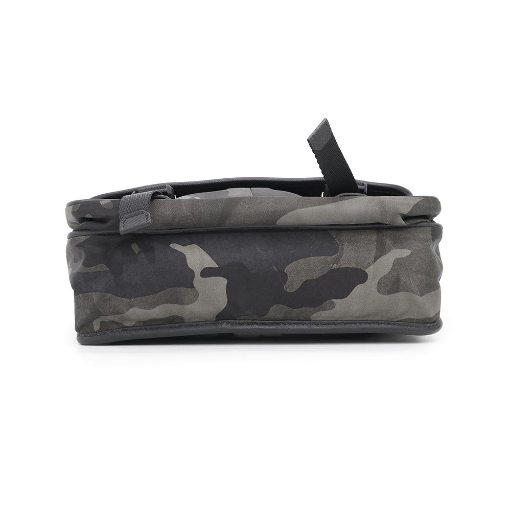 PRADA ?CamouflagePattern Shoulder Bag Khaki/Black Nylon