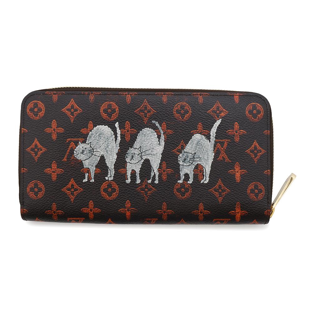 LOUIS VUITTON Zippy Wallet OrangeM63875 Transformed Monogram/Catogram