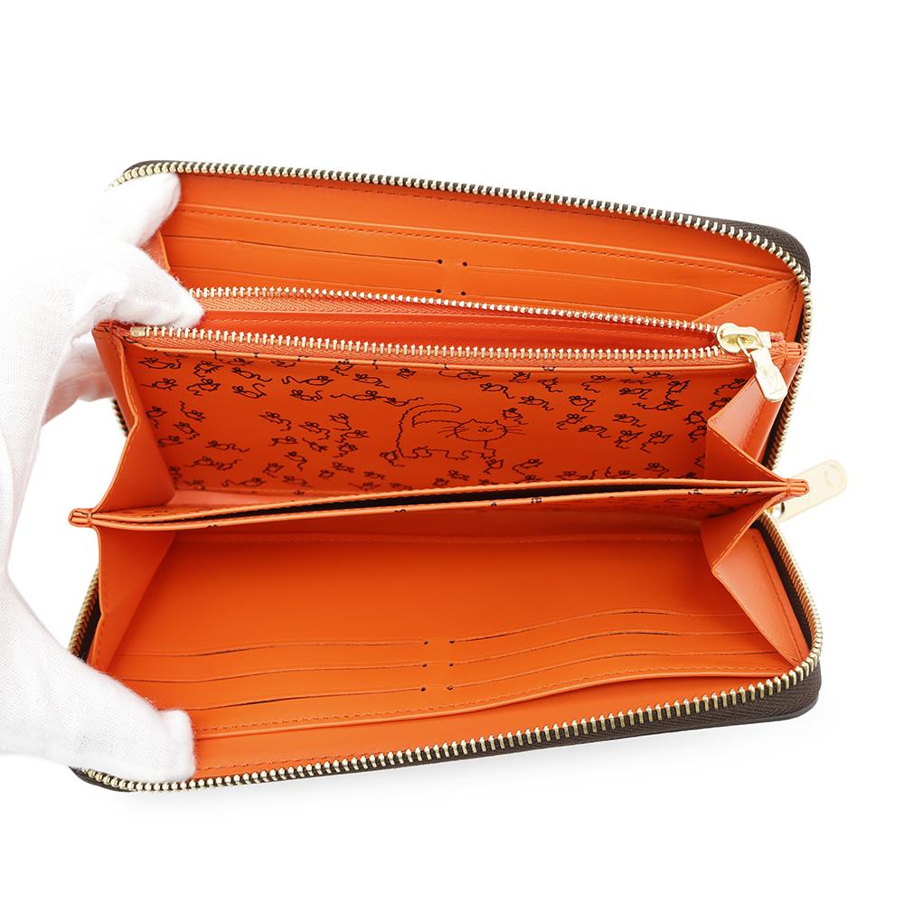 LOUIS VUITTON Zippy Wallet OrangeM63875 Transformed Monogram/Catogram
