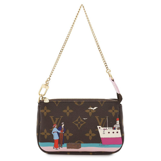 LOUIS VUITTON Mini Pochette Accessories Atlantic Cruises Brown/MulticolorM62141 Monogram