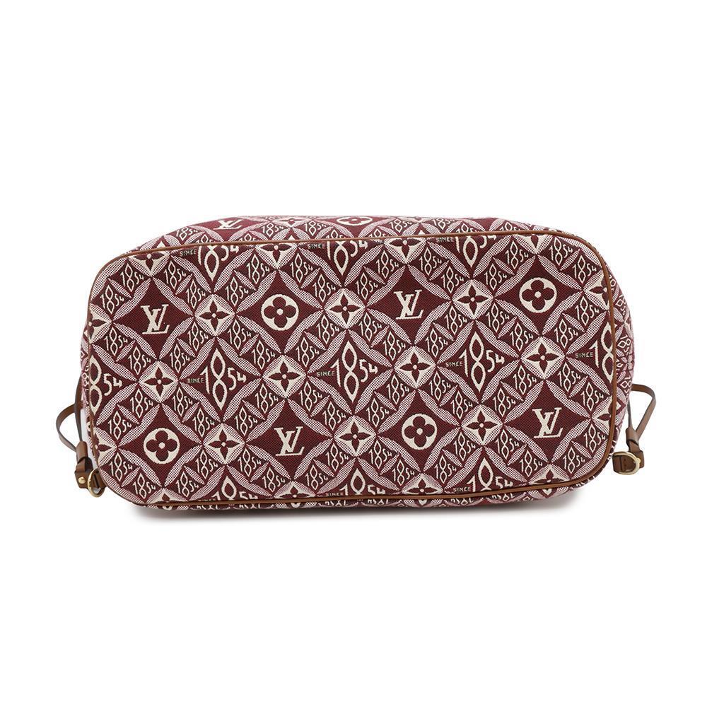 LOUIS VUITTON Neverfull BordeauxM57273 Monogram / Jacquard Size MM