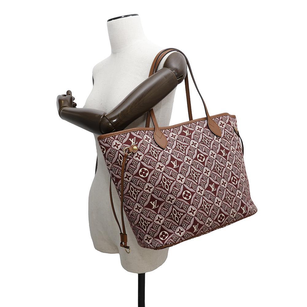 LOUIS VUITTON Neverfull BordeauxM57273 Monogram / Jacquard Size MM