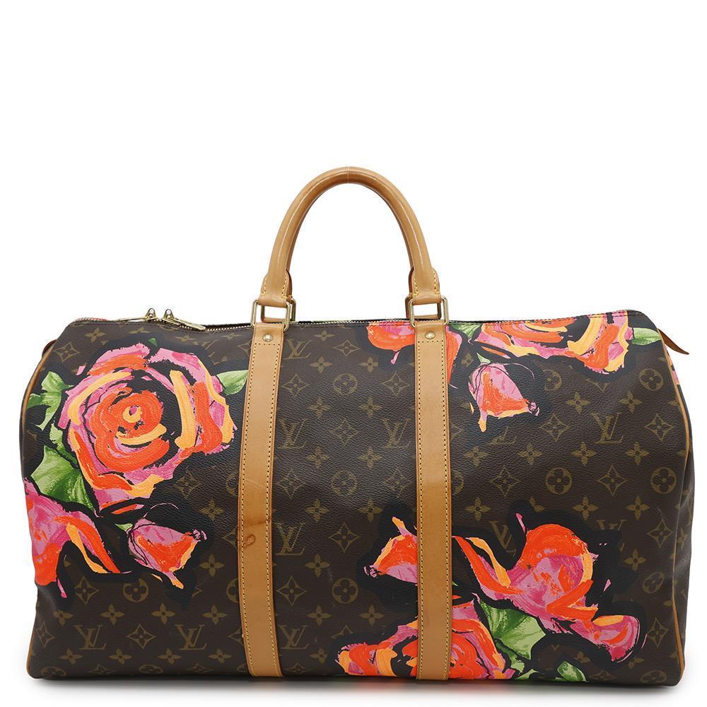 LOUIS VUITTON Keepall BrownM48605 Monogramã»Rose Size 50