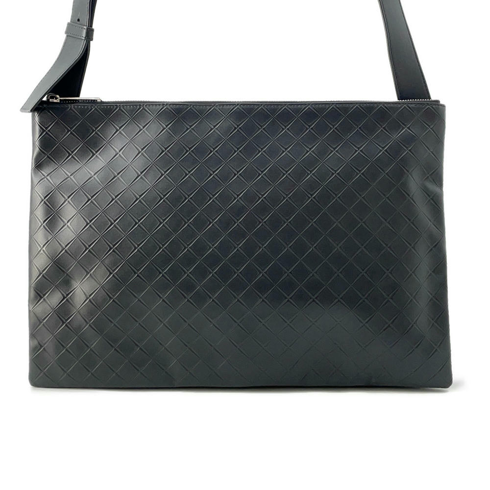 Bottega Veneta INTRECCIATO messenger bag Black620537 Leather