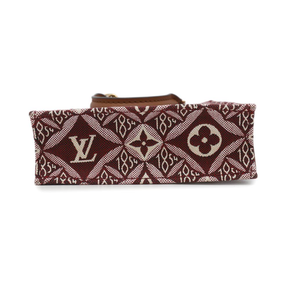 LOUIS VUITTON Petit Sac Plat BordeauxM69846 Monogramã»Jacquard SINCE 1854