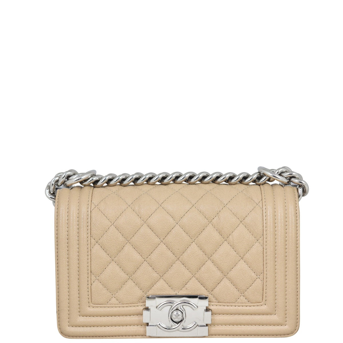 Chanel Boy Small | Beige