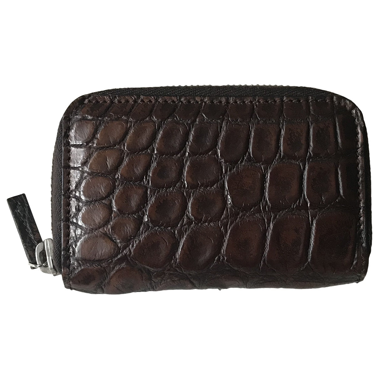 Gucci brown crocodile case