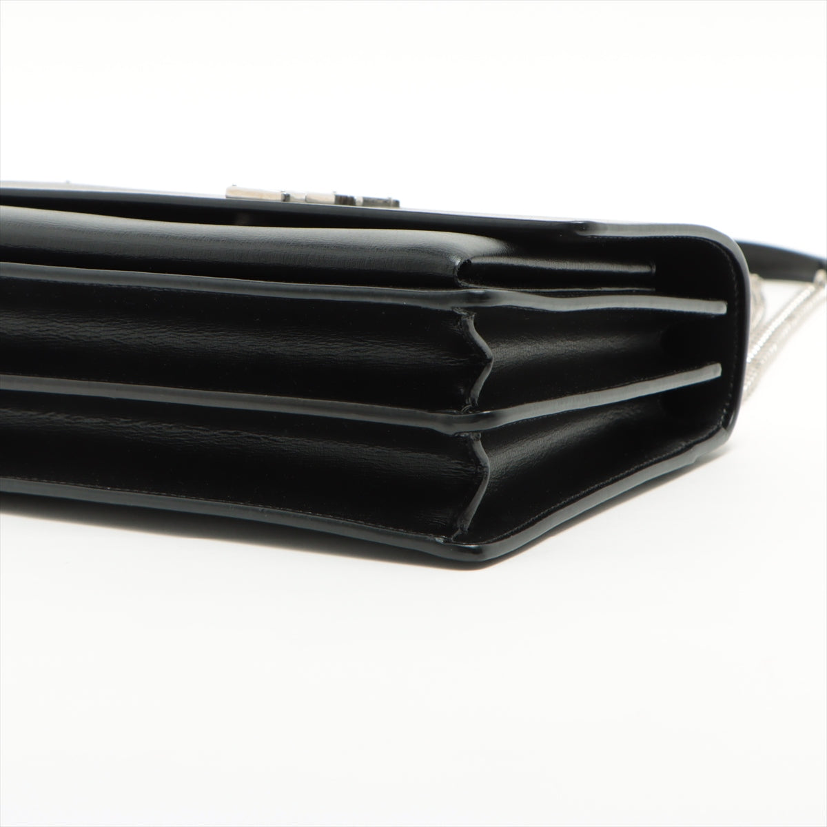 Saint Laurent Black Smooth Calfskin Leather Sunset Medium Chain Bag [Clearance Sale]