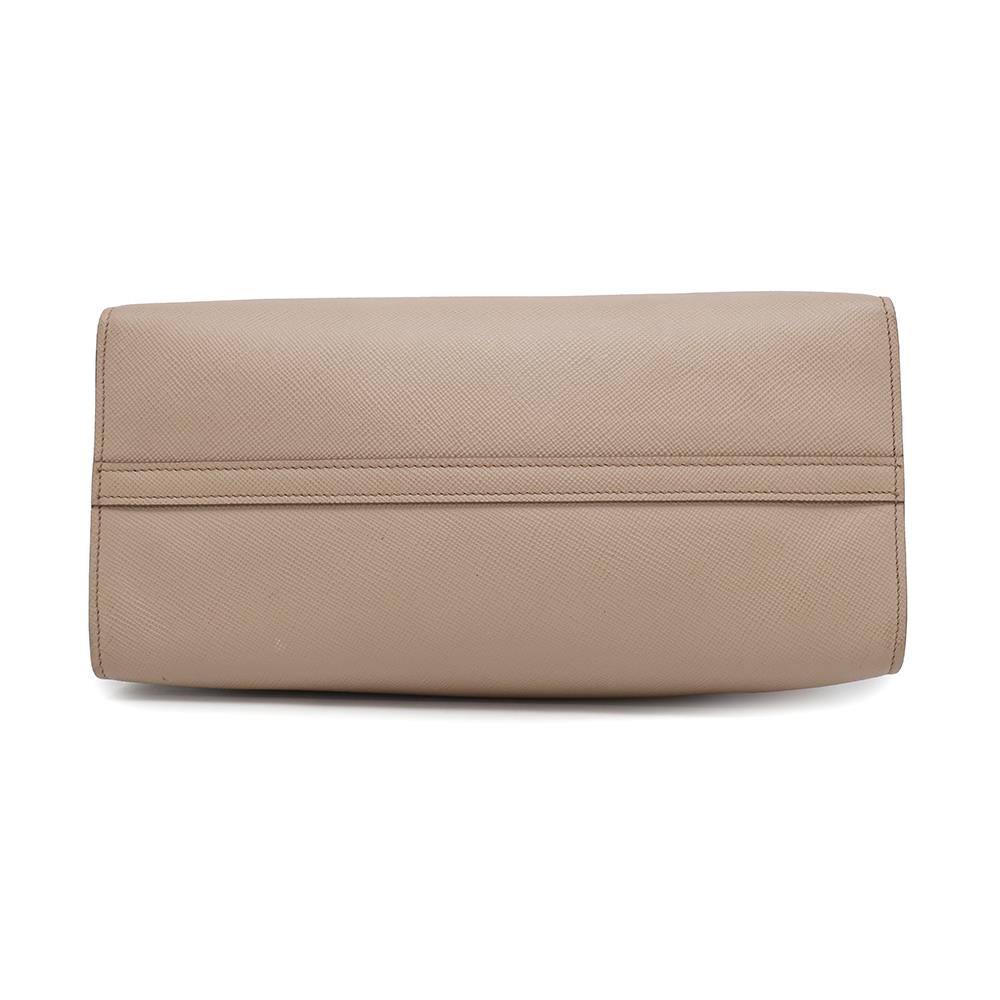 PRADA ?Mono Chrome 2WAYBag Jasmin Flower1BA155 Leather