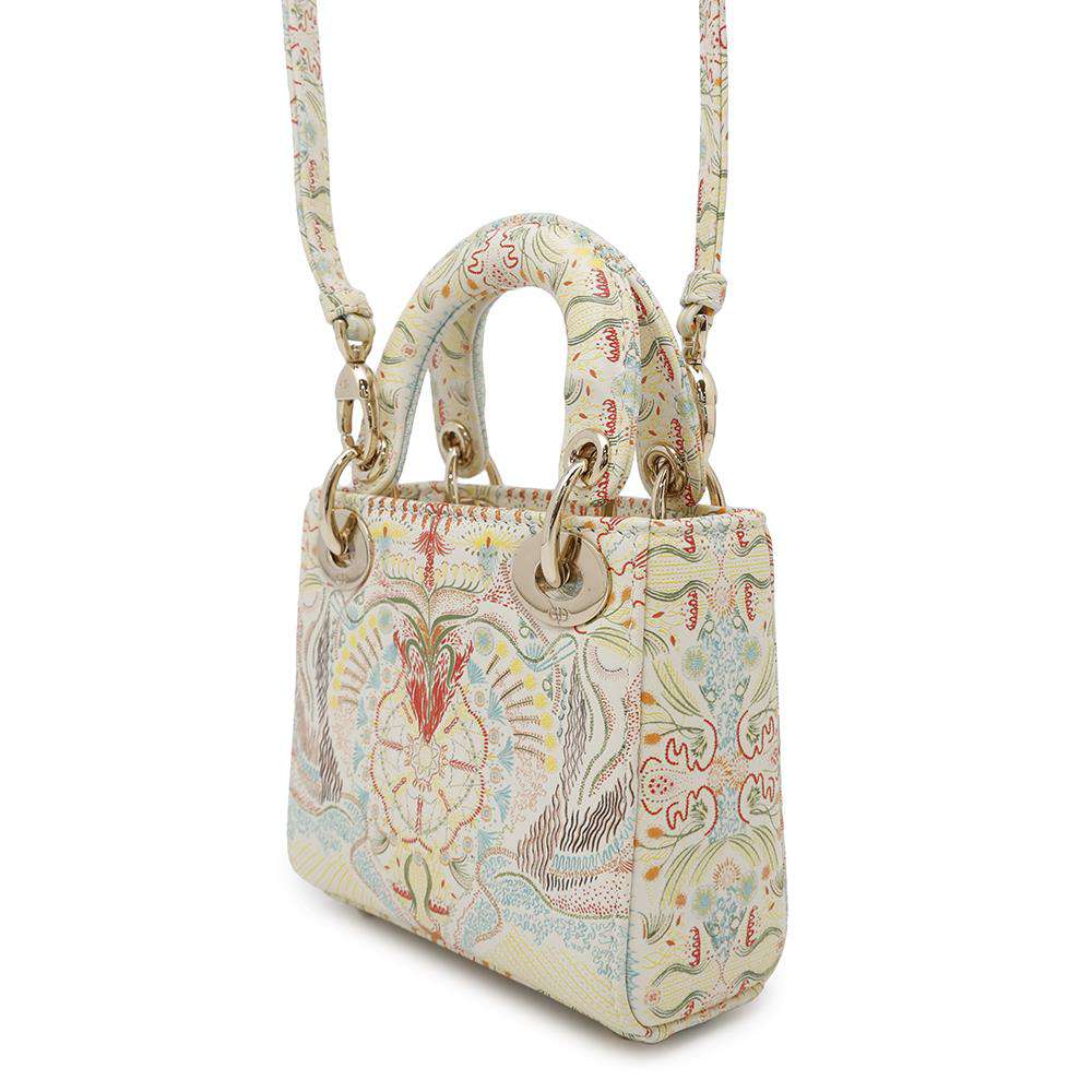 Dior ?Lady Dior Multicolor Leather Size micro
