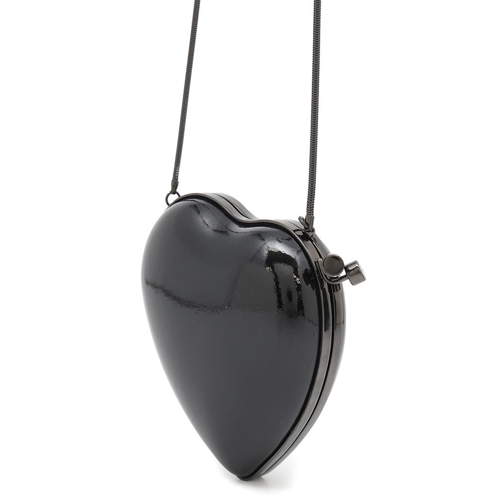 SAINT LAURENT PARIS ?Love Box Shoulder Bag Black466212 Patent Leather
