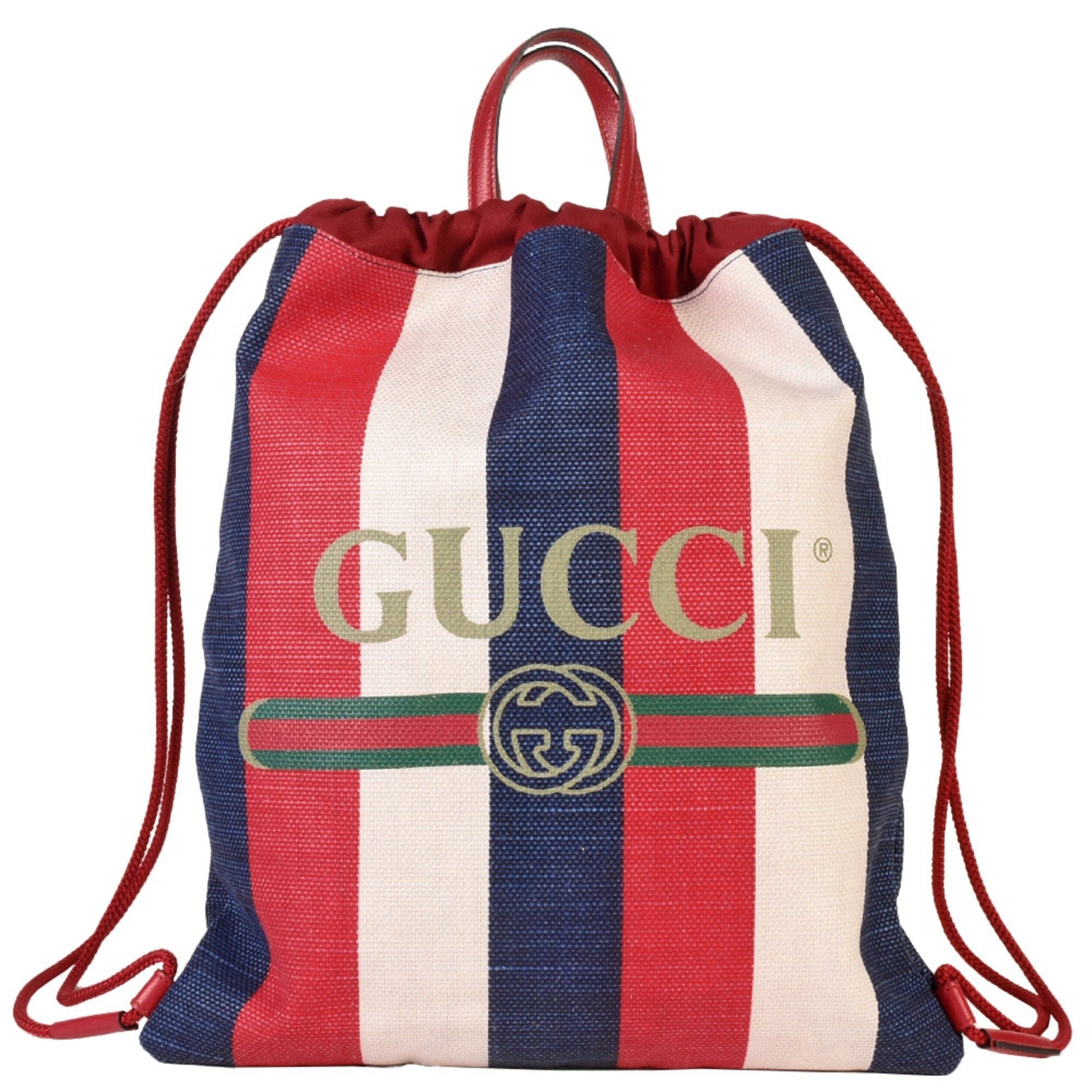 Gucci Lou Canvas Backpack