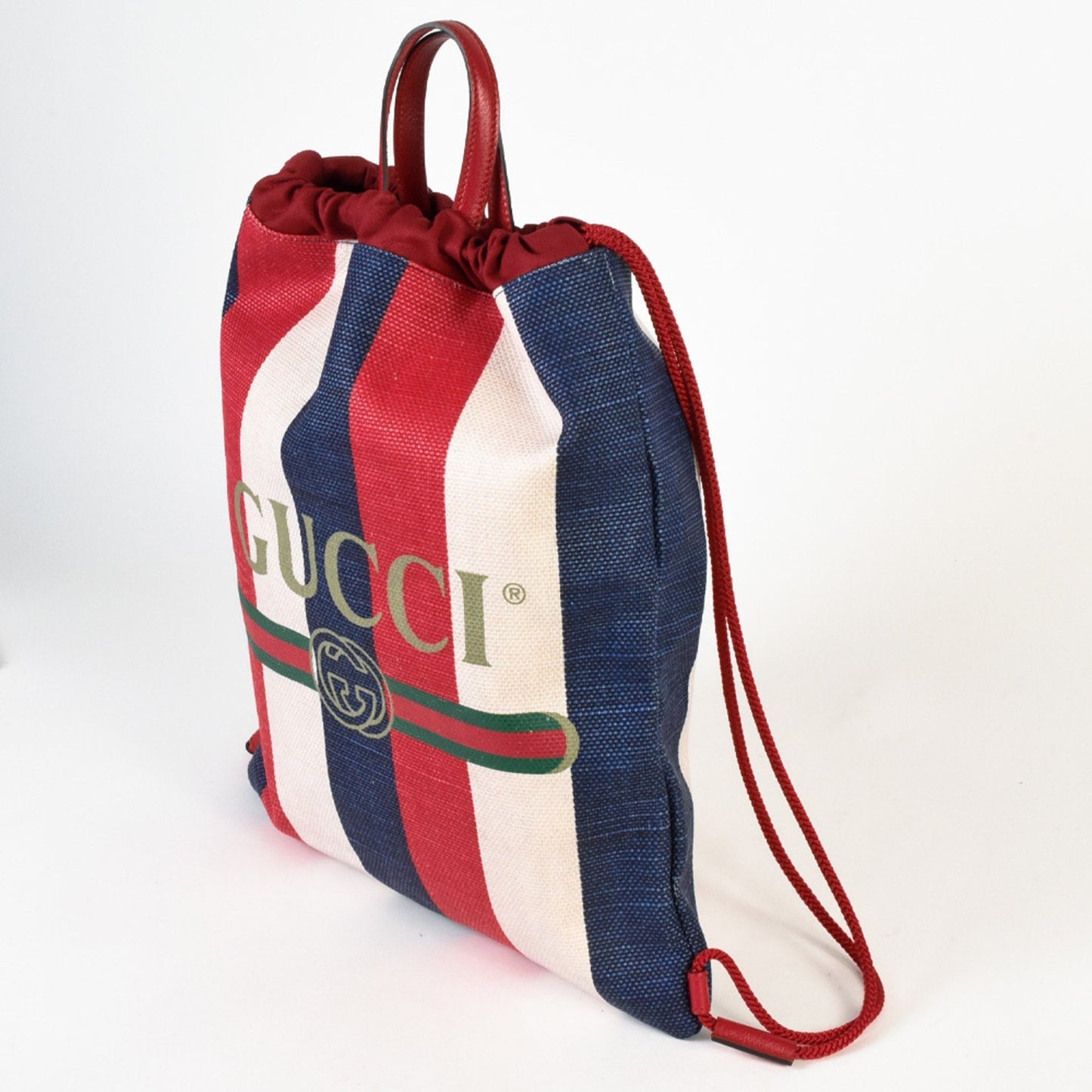 Gucci Lou Canvas Backpack