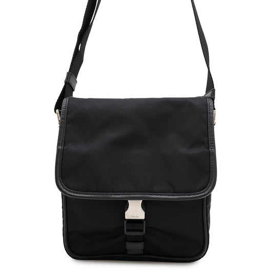 PRADA ?Shoulder Bag Black Nylon