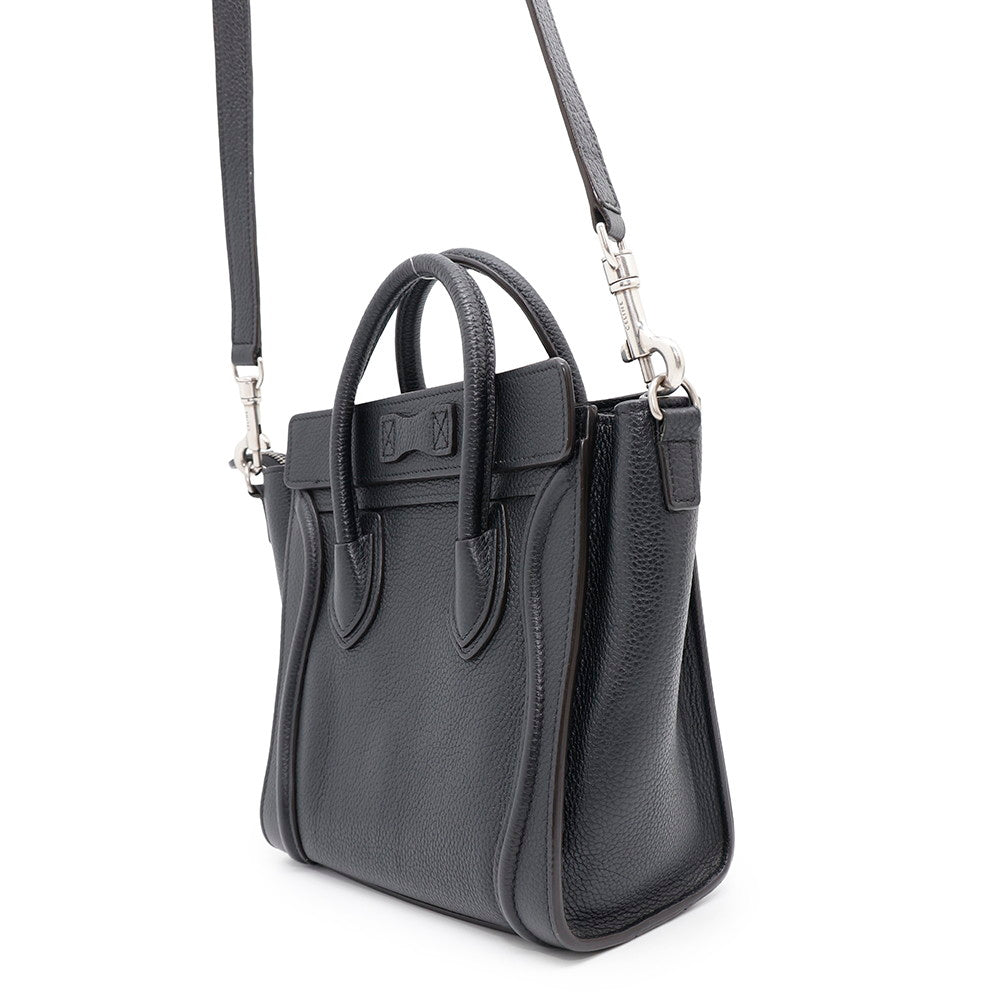 CELINE Luggage shopper Black189243 Leather Size Nano