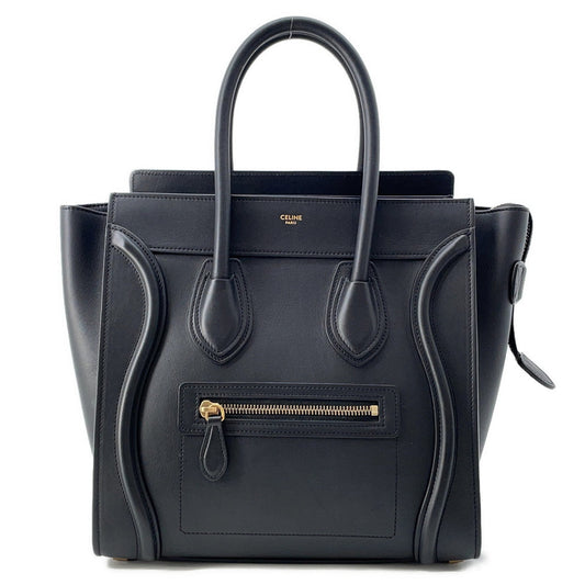 CELINE Luggage shopper Black189793 Leather Size micro