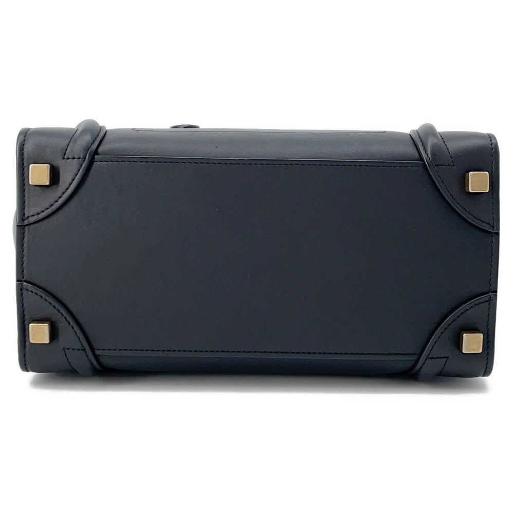 CELINE Luggage shopper Black189793 Leather Size micro
