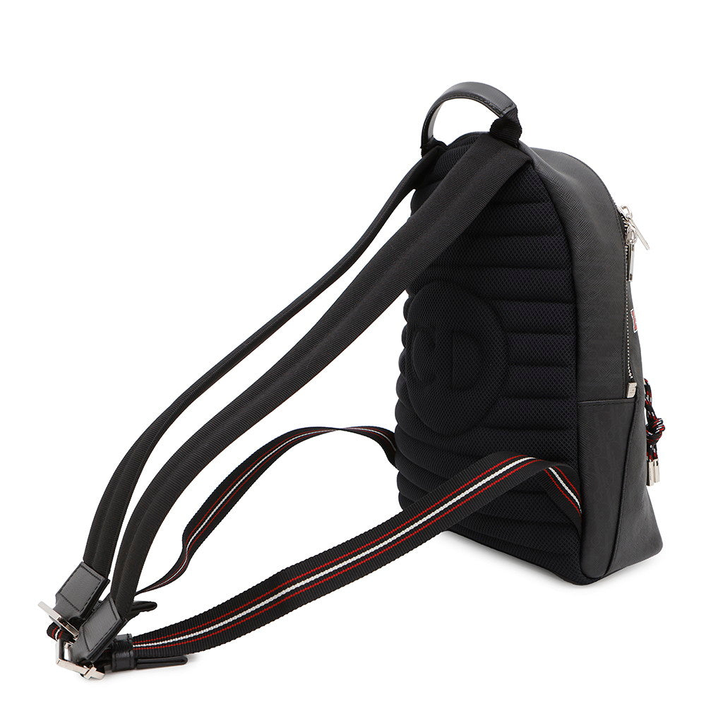 Dior ?Logo Backpack Black Leather