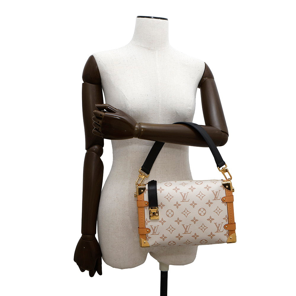 LOUIS VUITTON side trunk BeigeM46907 Monogram・Dune Size MM