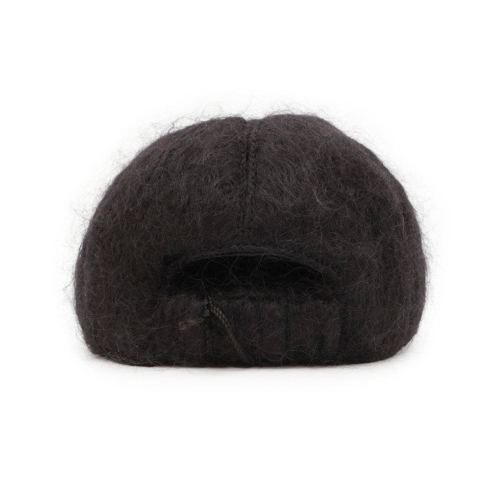 GUCCI Baseball cap Size M Black729349 Mohair 78% Wool 16% Nylon6%