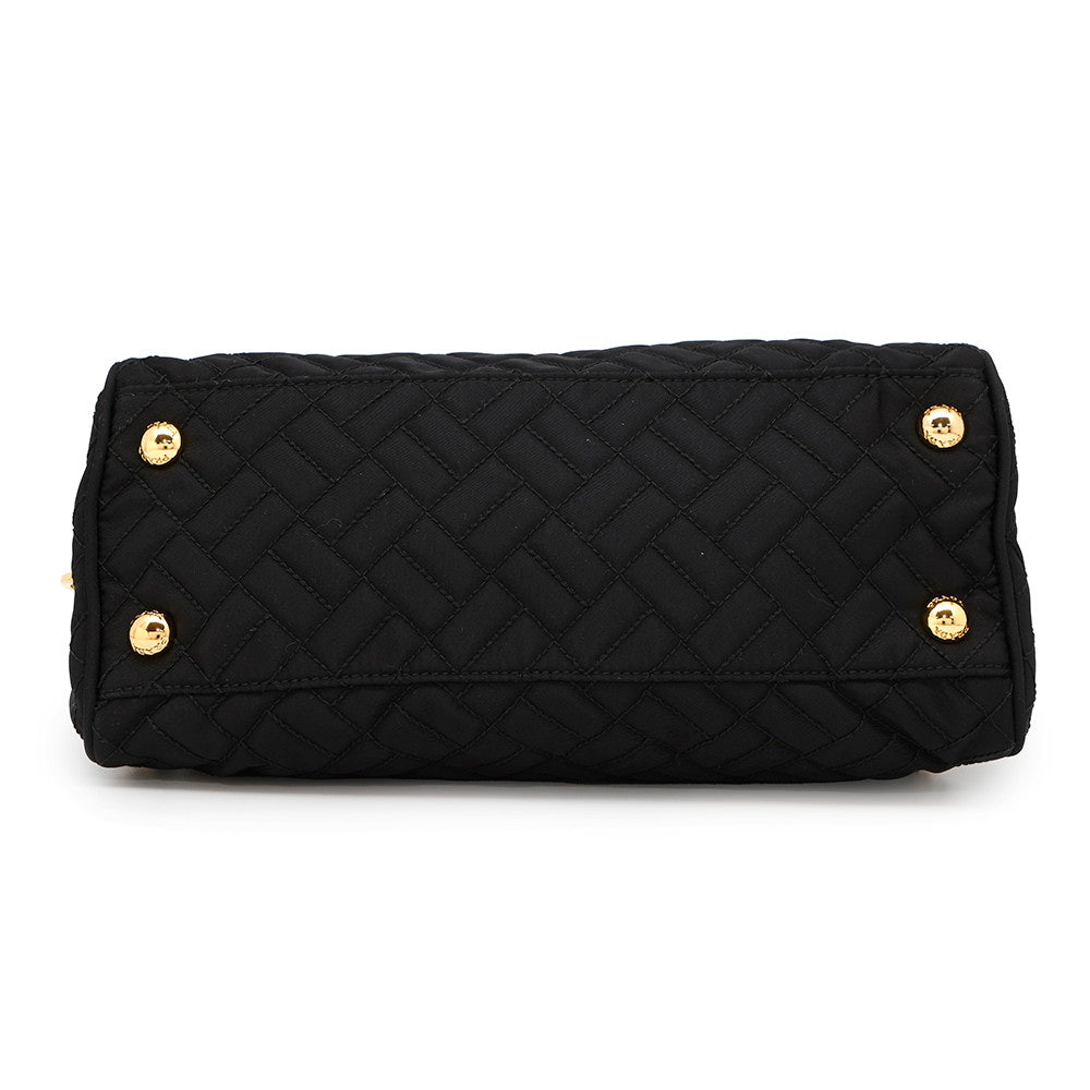 PRADA ?Quilted ChainShoulder Bag BlackBR4965 Nylon