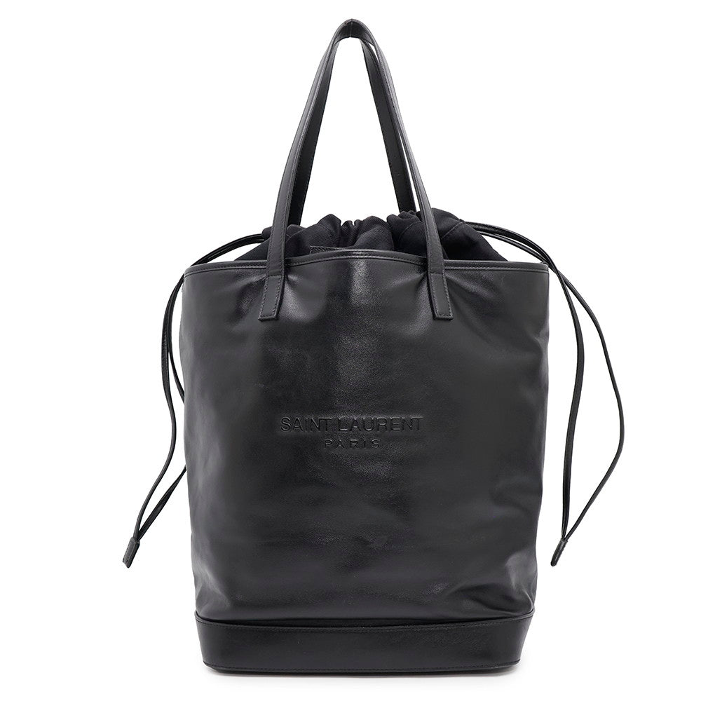 SAINT LAURENT PARIS ?Teddy Tote Bag Black572673 Leather