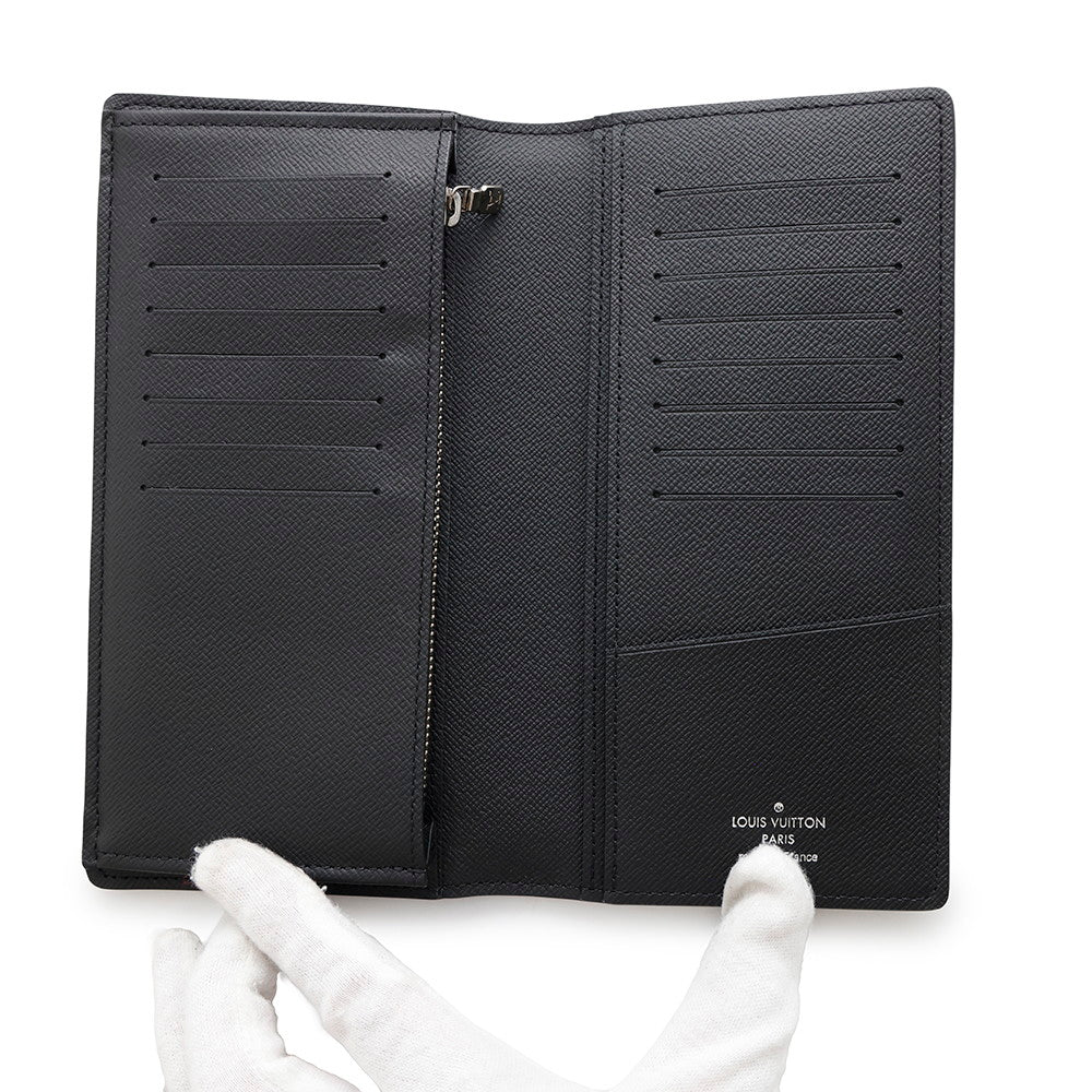 LOUIS VUITTON Portefeuille Brazza NM NoirM81752 Monogram Eclipse