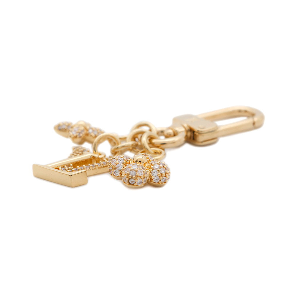 LOUIS VUITTON Micro Bag Charm・LV Iconic GoldM01566 Metal Rhinestone