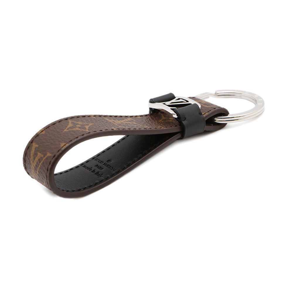 LOUIS VUITTON Keychainã»LVDragonne BrownM62709 Monogram Calf Leather