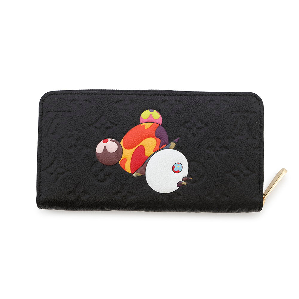 LOUIS VUITTON LV Ã TM Zippy Wallet Japan Limited Edition NoirM14160 Monogram Empreinte Leather
