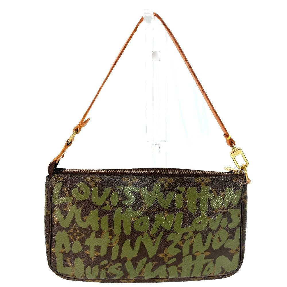 LOUIS VUITTON Shoulder Bag M92191 MonogramGraffitiCanvas khaki Monogram graffiti Pochette Accessoires Women