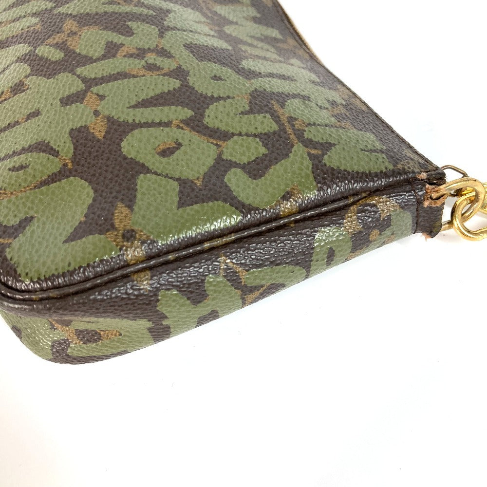 LOUIS VUITTON Shoulder Bag M92191 MonogramGraffitiCanvas khaki Monogram graffiti Pochette Accessoires Women