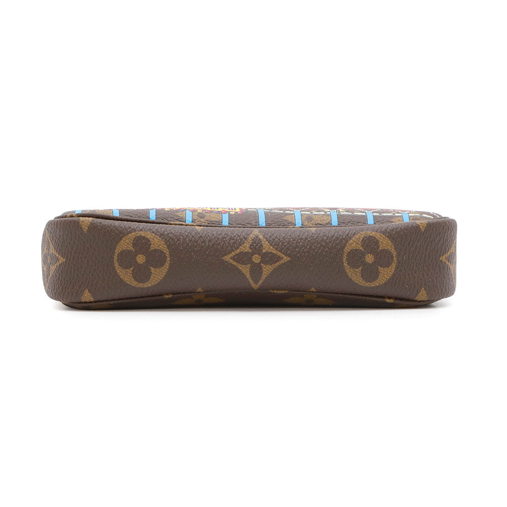 LOUIS VUITTON Mini Pochette Accessoires PinkM69752 Monogram Vivienne