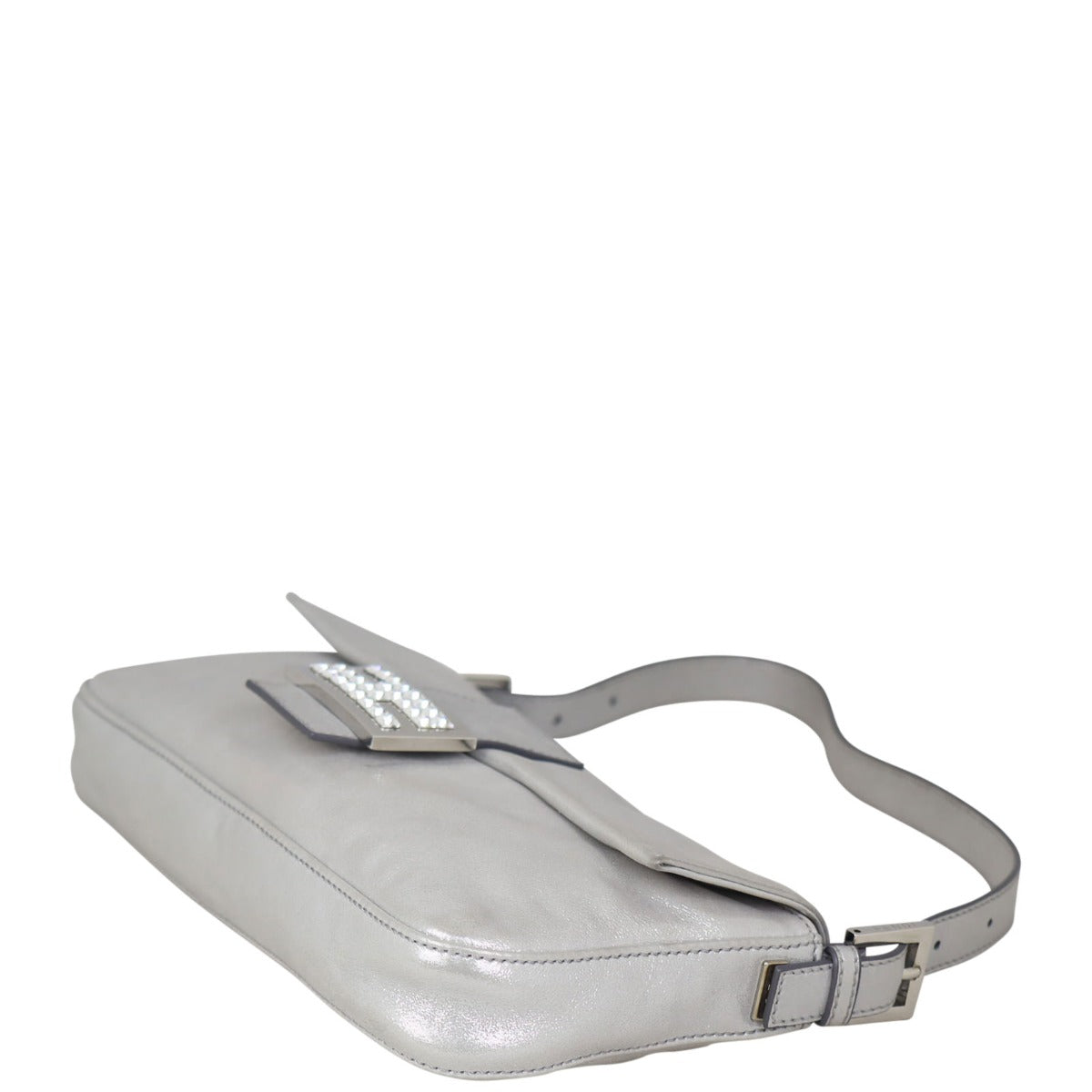 Fendi Baguette Bag Silver