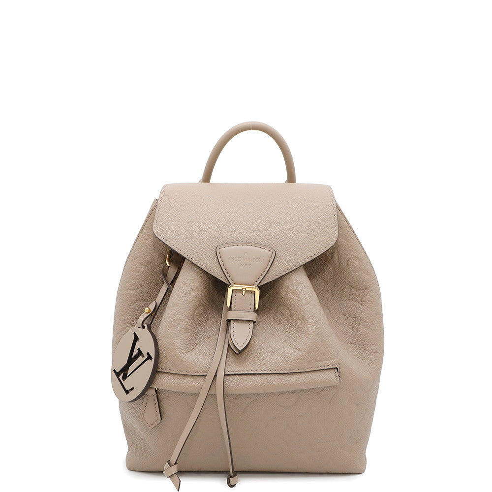 LOUIS VUITTON Montsouris TourterelleM45410 Monogram Empreinte Leather Size PM