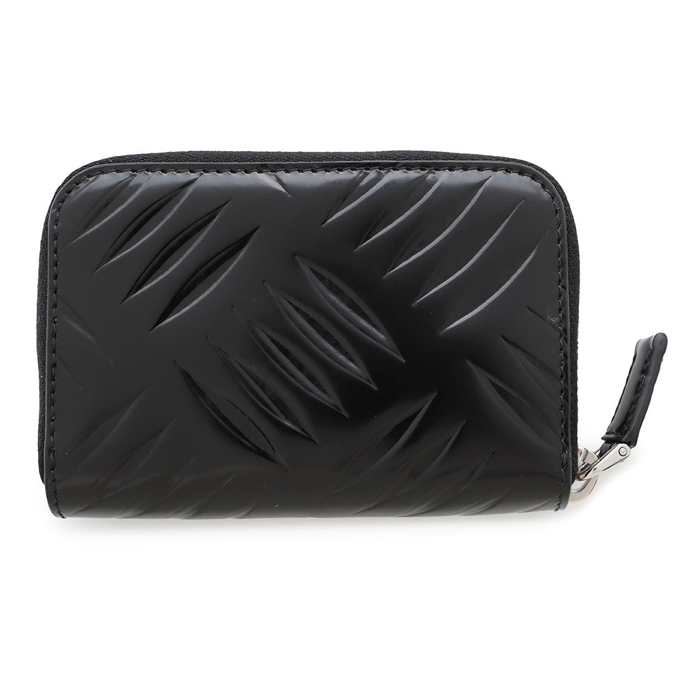 PRADA Zip Around Coin purse Black2MM003 Leather