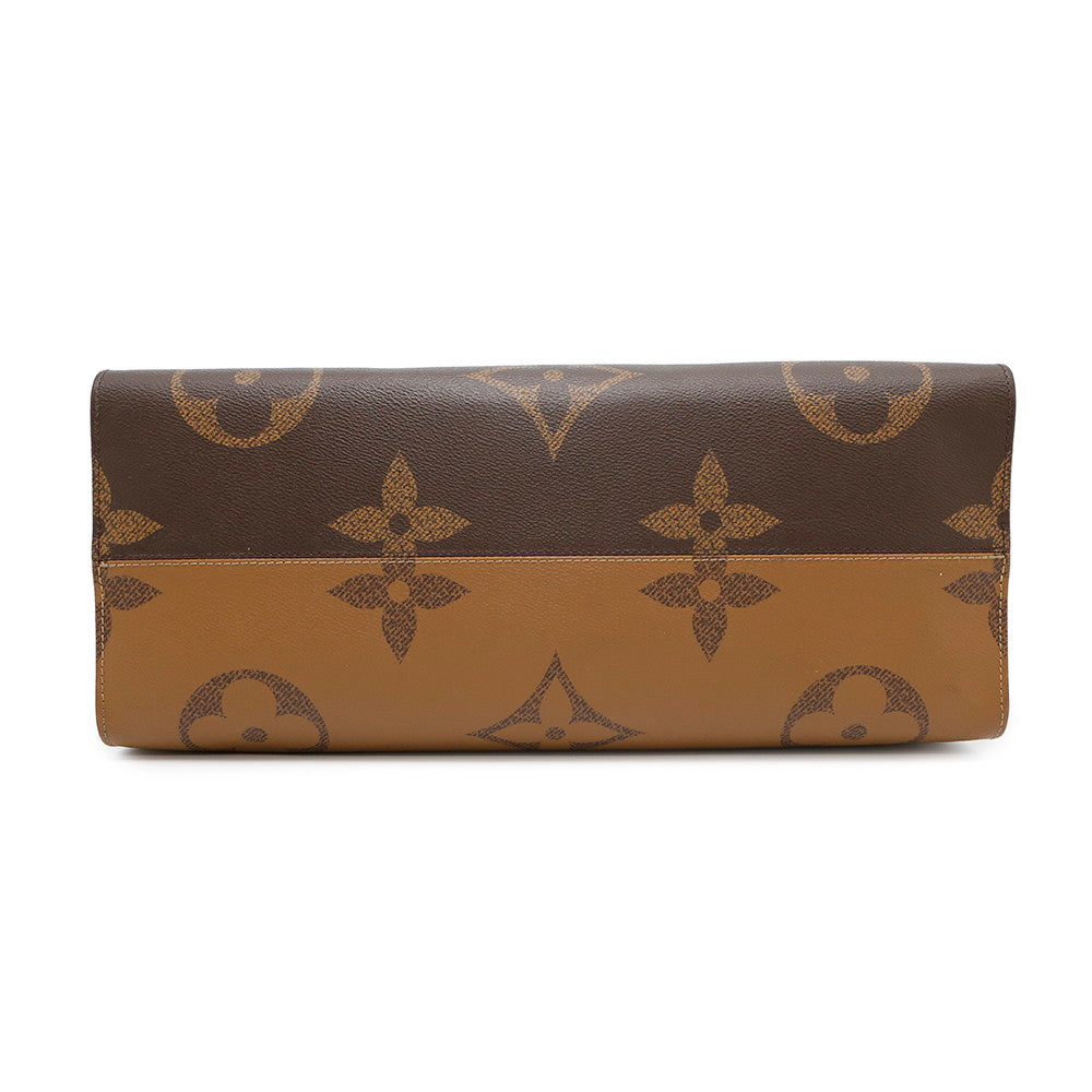 LOUIS VUITTON Onthego RedM45320 Monogram Monogram Reverse Canvas Monogram Giant Size GM