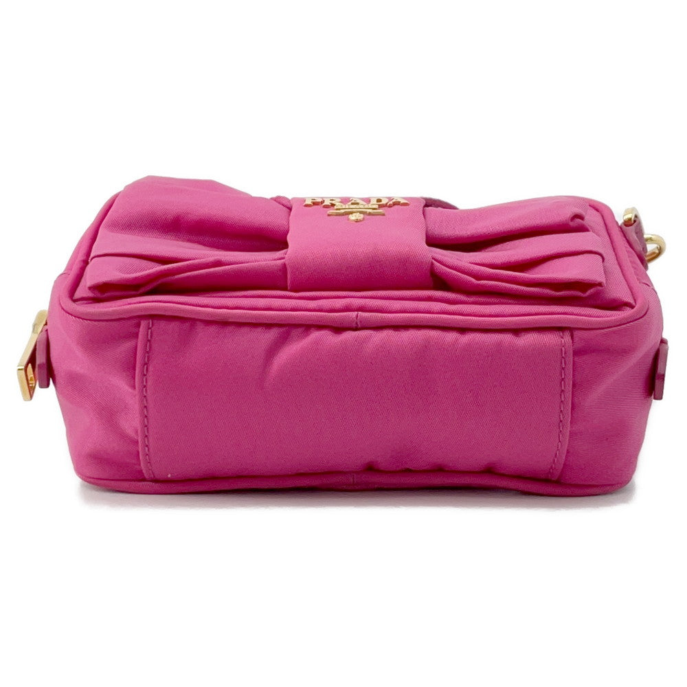 PRADA ?Ribbon Shoulder Pink1N1727 Nylon