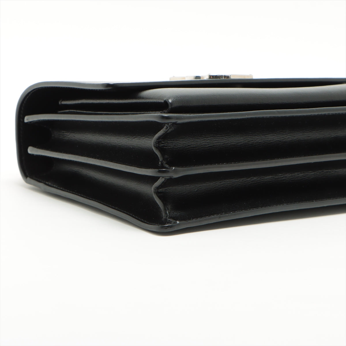 Saint Laurent Black Smooth Calfskin Leather Sunset Medium Chain Bag [Clearance Sale]