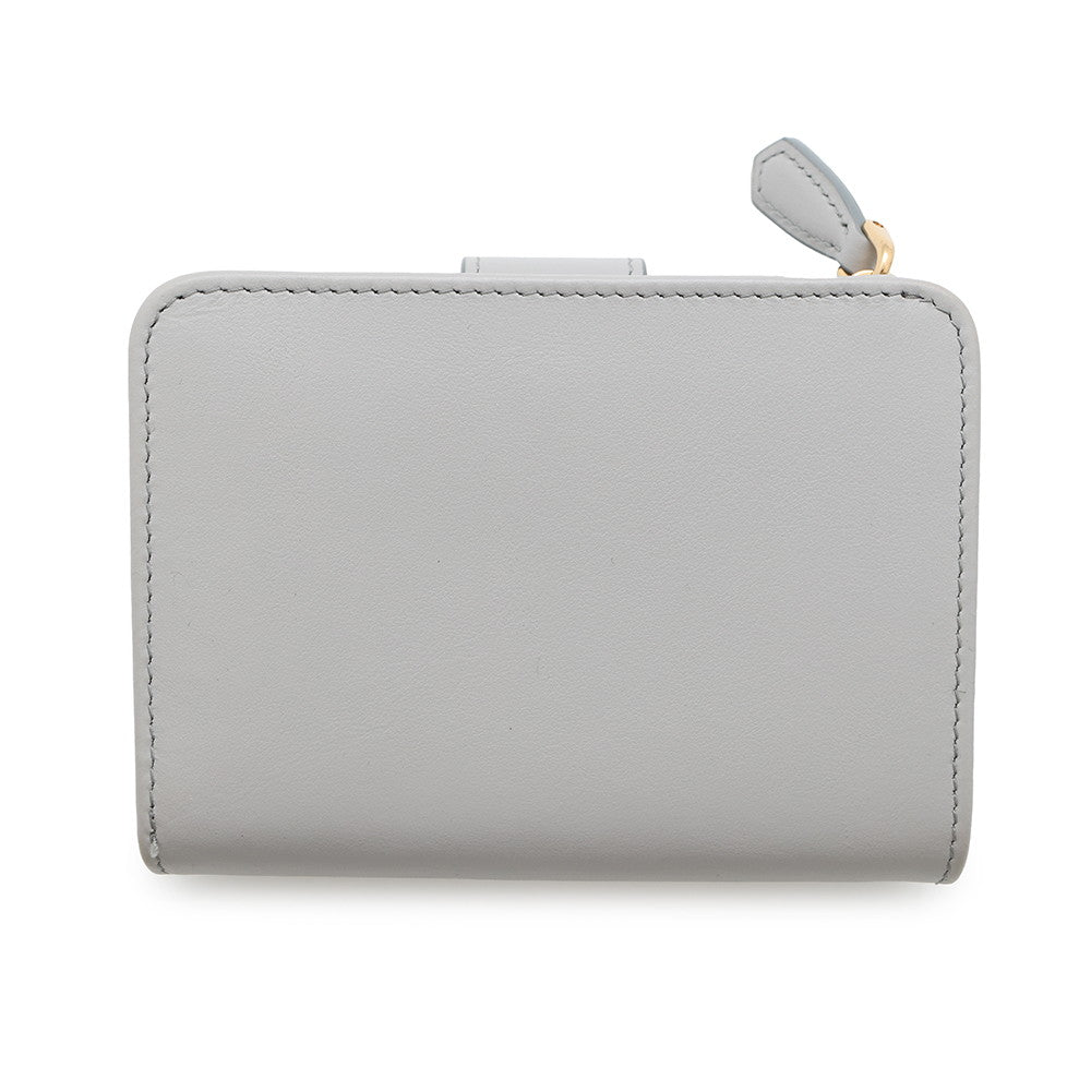 PRADA City Calf Tab Wallet Gray1ML018 Leather