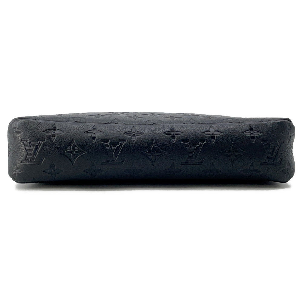 LOUIS VUITTON Pochette Voyage Souple NoirM82545 Monogram Shadow