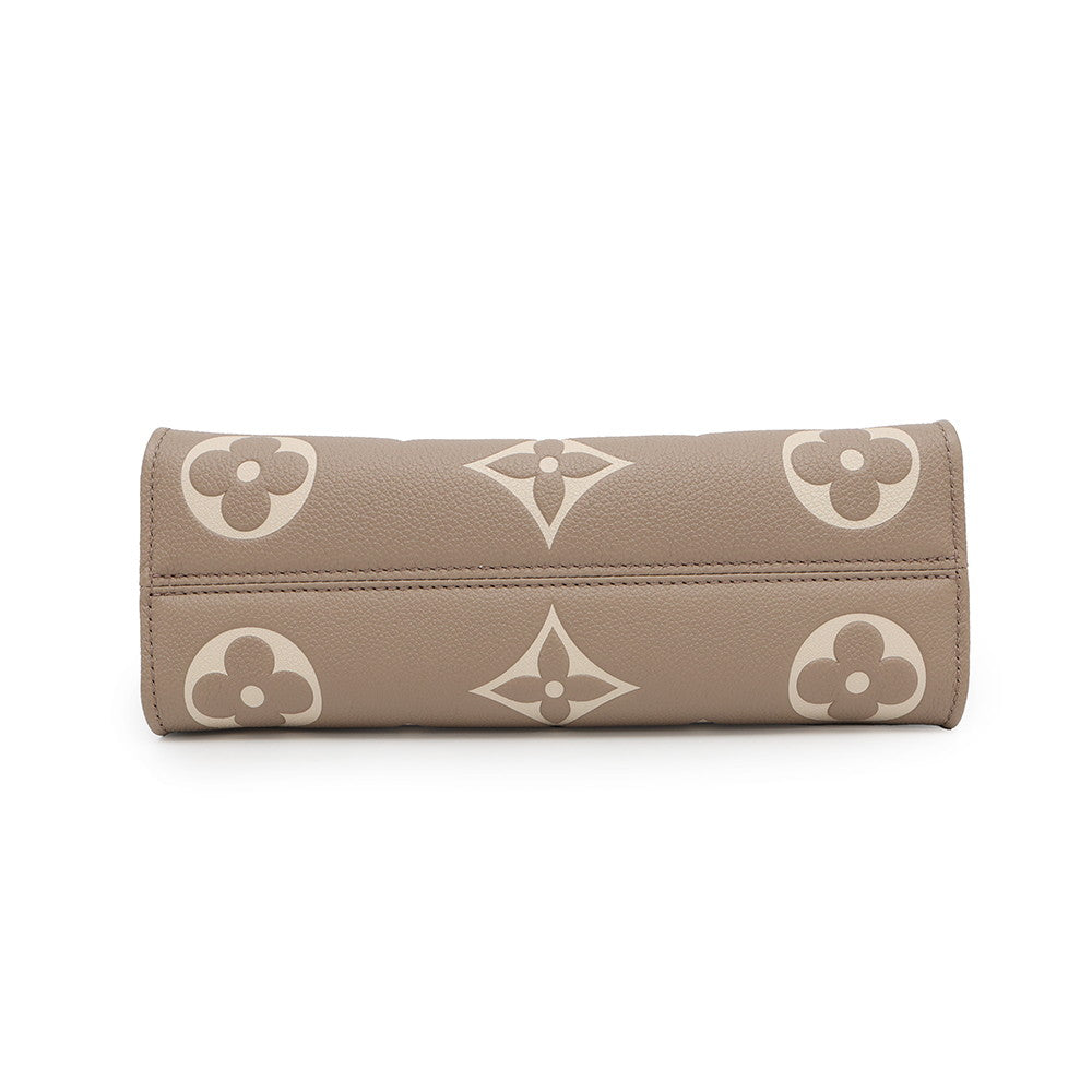 LOUIS VUITTON OnthegoEW Tourterelle/ClaimM23641 Monogram Empreinte Leather Size EW